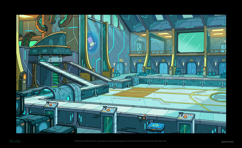 Illustration for article titled Aww Gee, Here's Some Rick & Morty Behind-The-Scenes Art